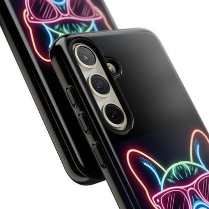 Neon French Bulldog Phone Case
