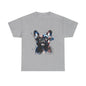 Mens Colourful French Bulldog artistic T-shirt