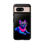 Neon French Bulldog phone case