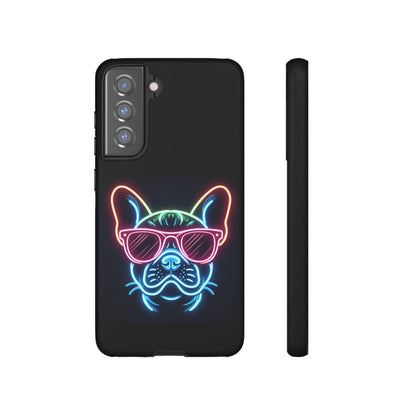 Neon French Bulldog Phone Case