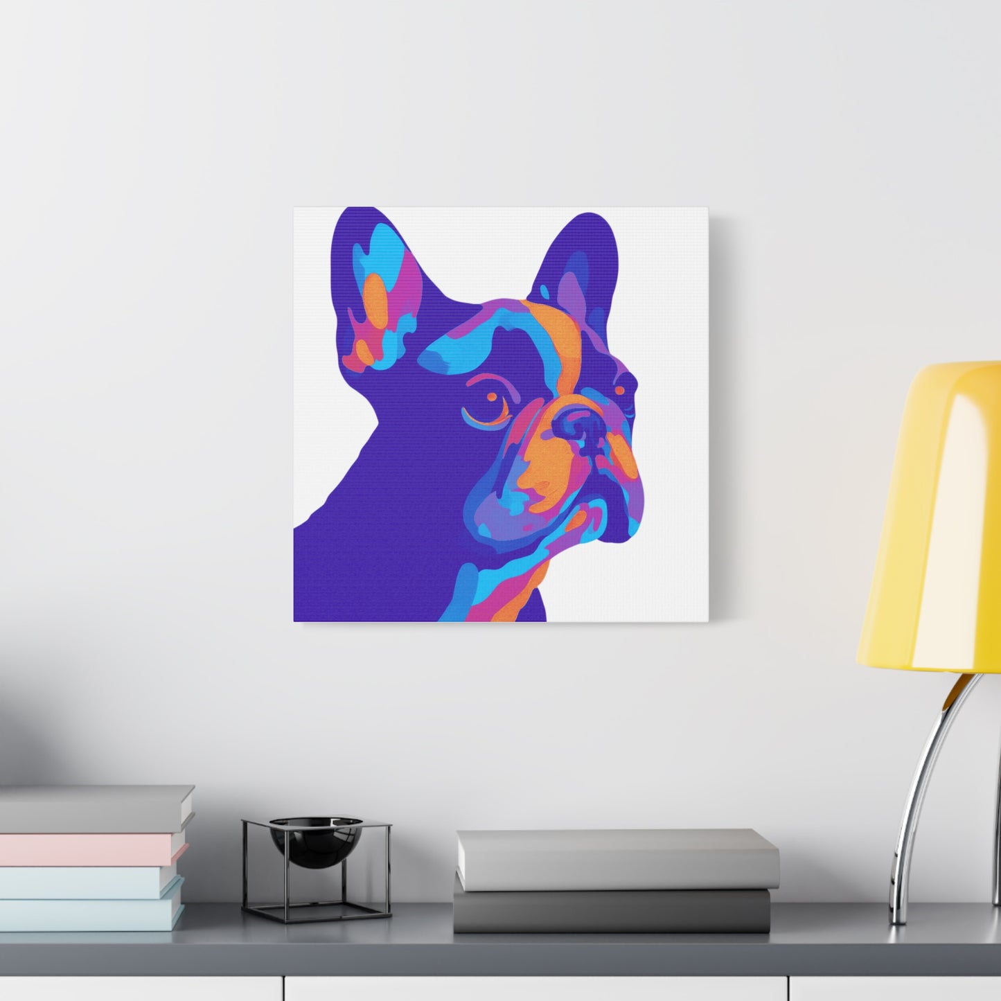 Artistic French Bulldog Canvas