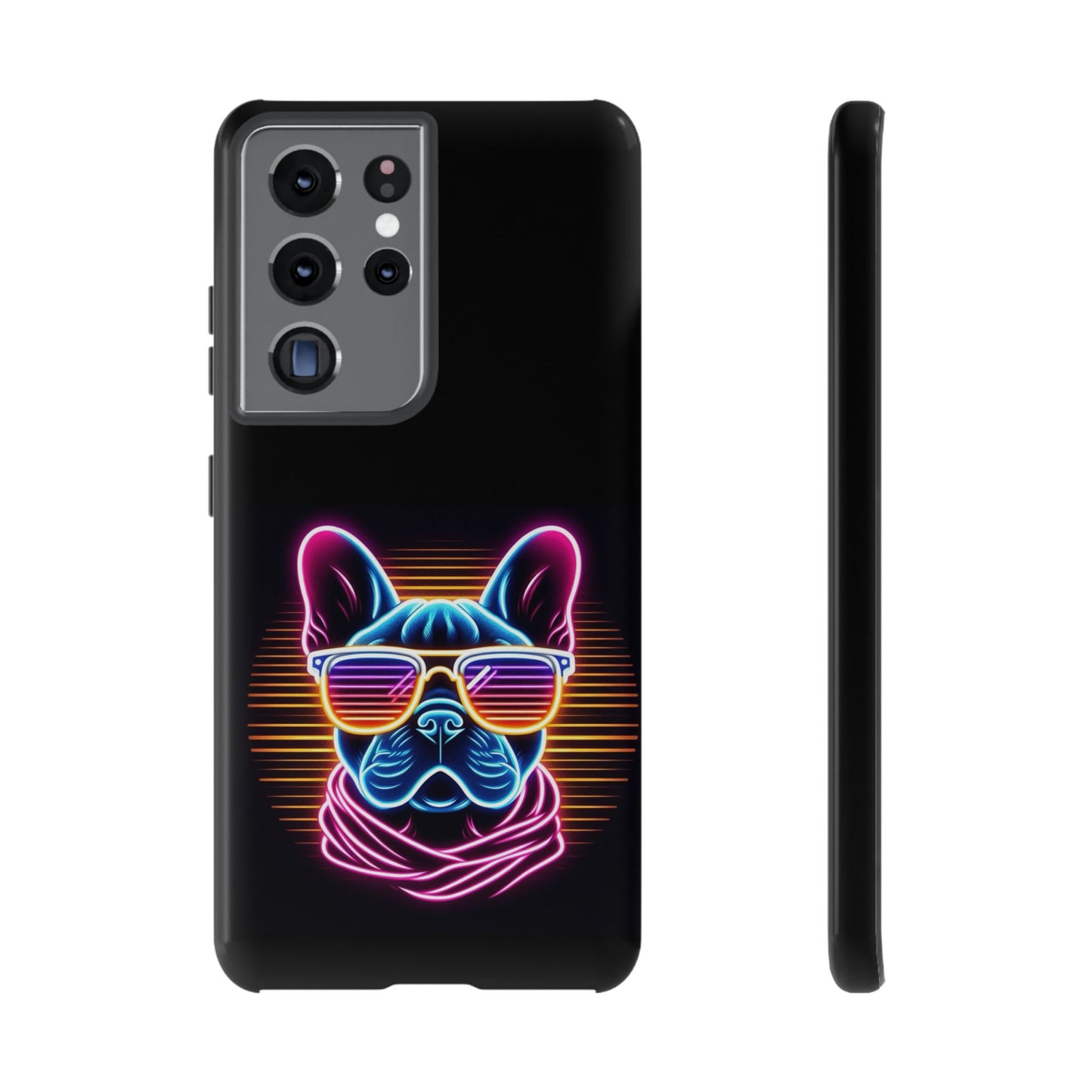 Neon French Bulldog Phone Case