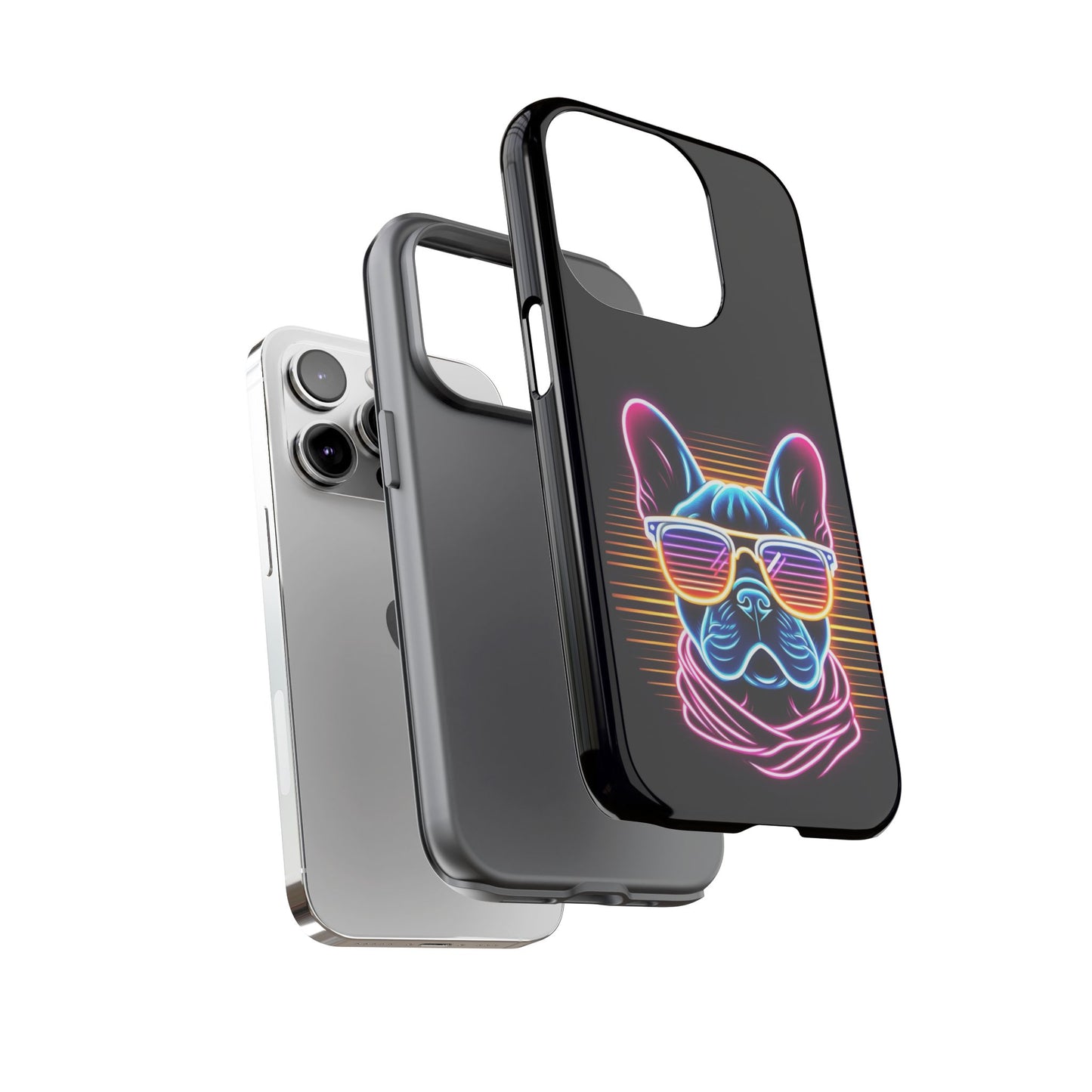 Neon French Bulldog Phone Case