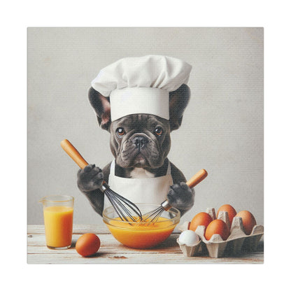 French Bulldog Kitchen Canvas