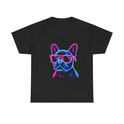 Mens neon French Bulldog T-shirt