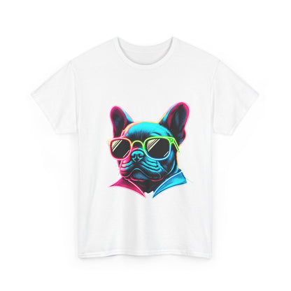 Womens neon French Bulldog T-shirt