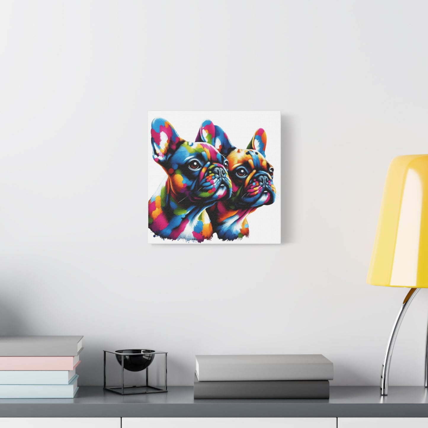 Artistic French Bulldog Canvas