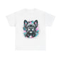 Womens Colourful French Bulldog artistic T-shirt