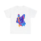 Mens Colourful French Bulldog artistic T-shirt