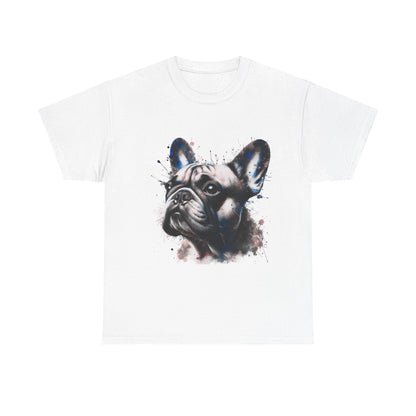 Mens colourful French Bulldog artistic T-shirt