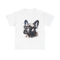 Mens colourful French Bulldog artistic T-shirt