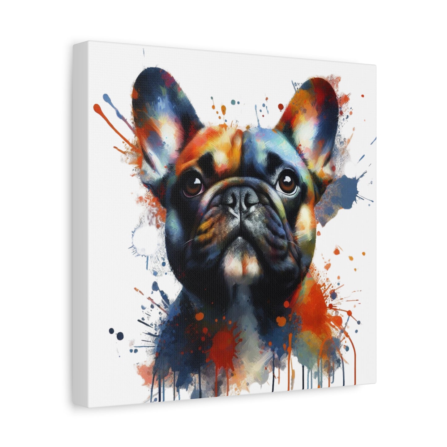 Artistic French Bulldog Canvas