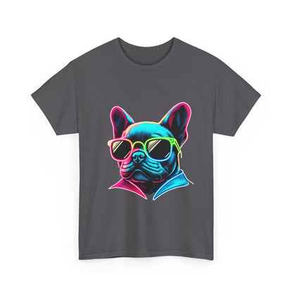 Womens neon French Bulldog T-shirt