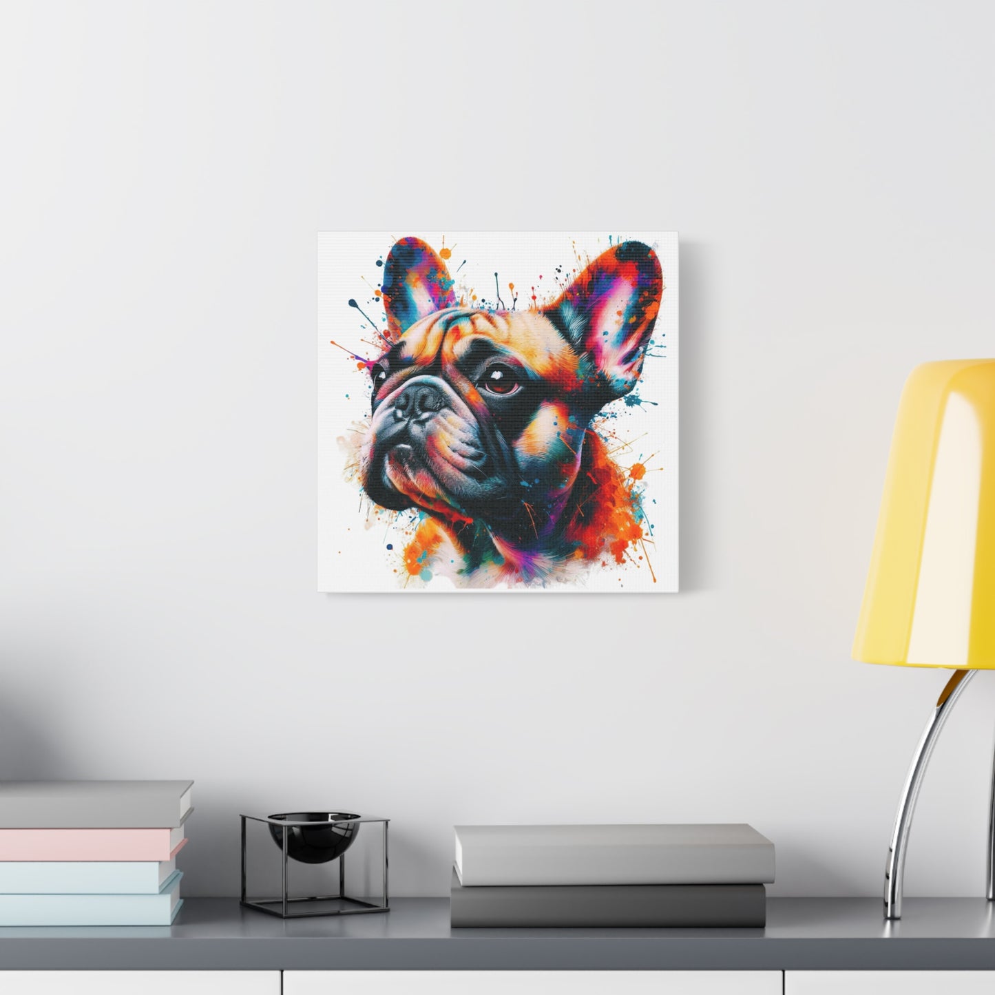 Artistic French Bulldog Canvas