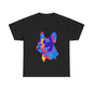 Mens Colourful French Bulldog artistic T-shirt