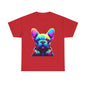 Mens neon French Bulldog T-shirt