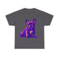 Womens Colourful French Bulldog artistic T-shirt