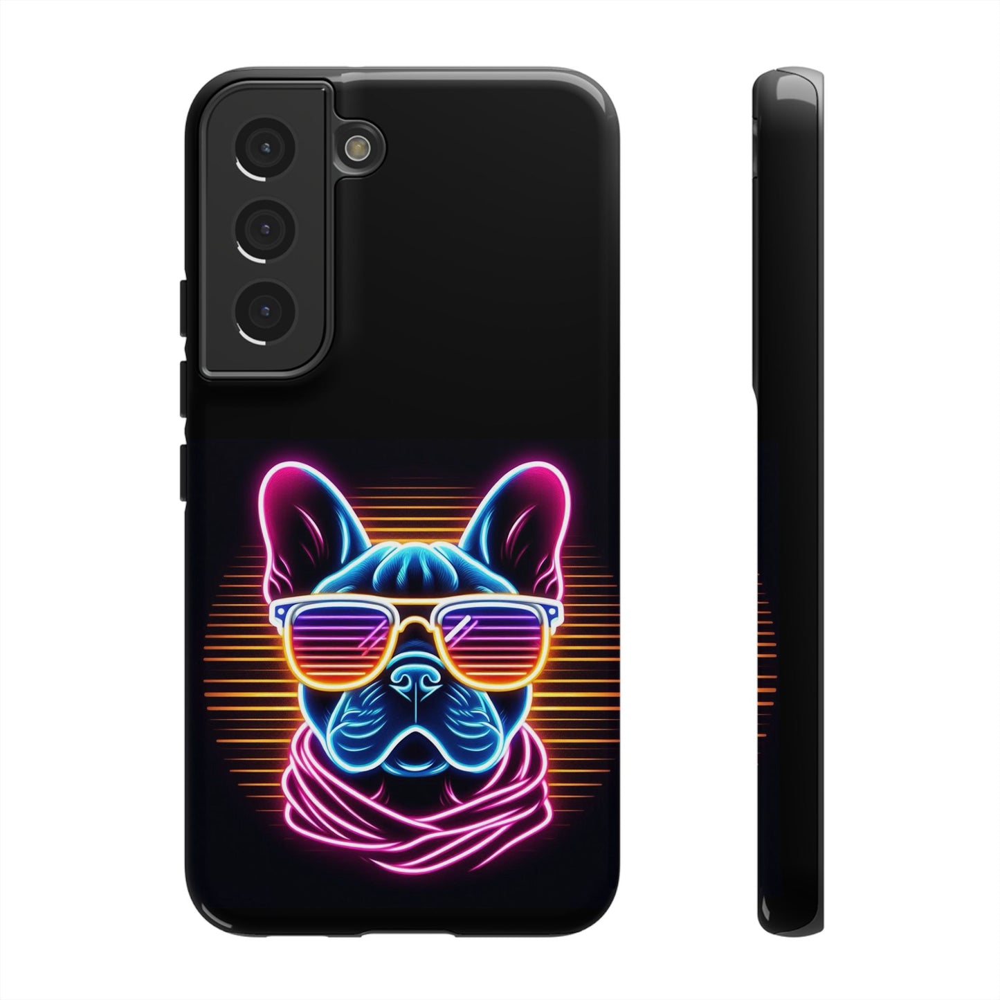 Neon French Bulldog Phone Case