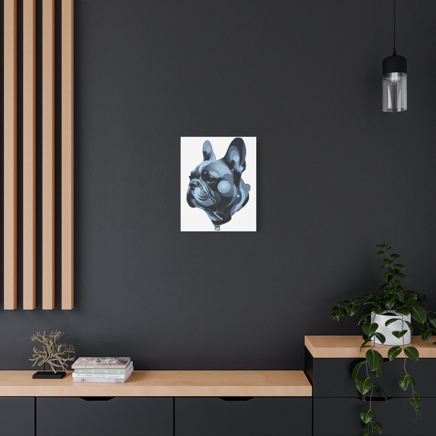 Artistic French Bulldog Canvas
