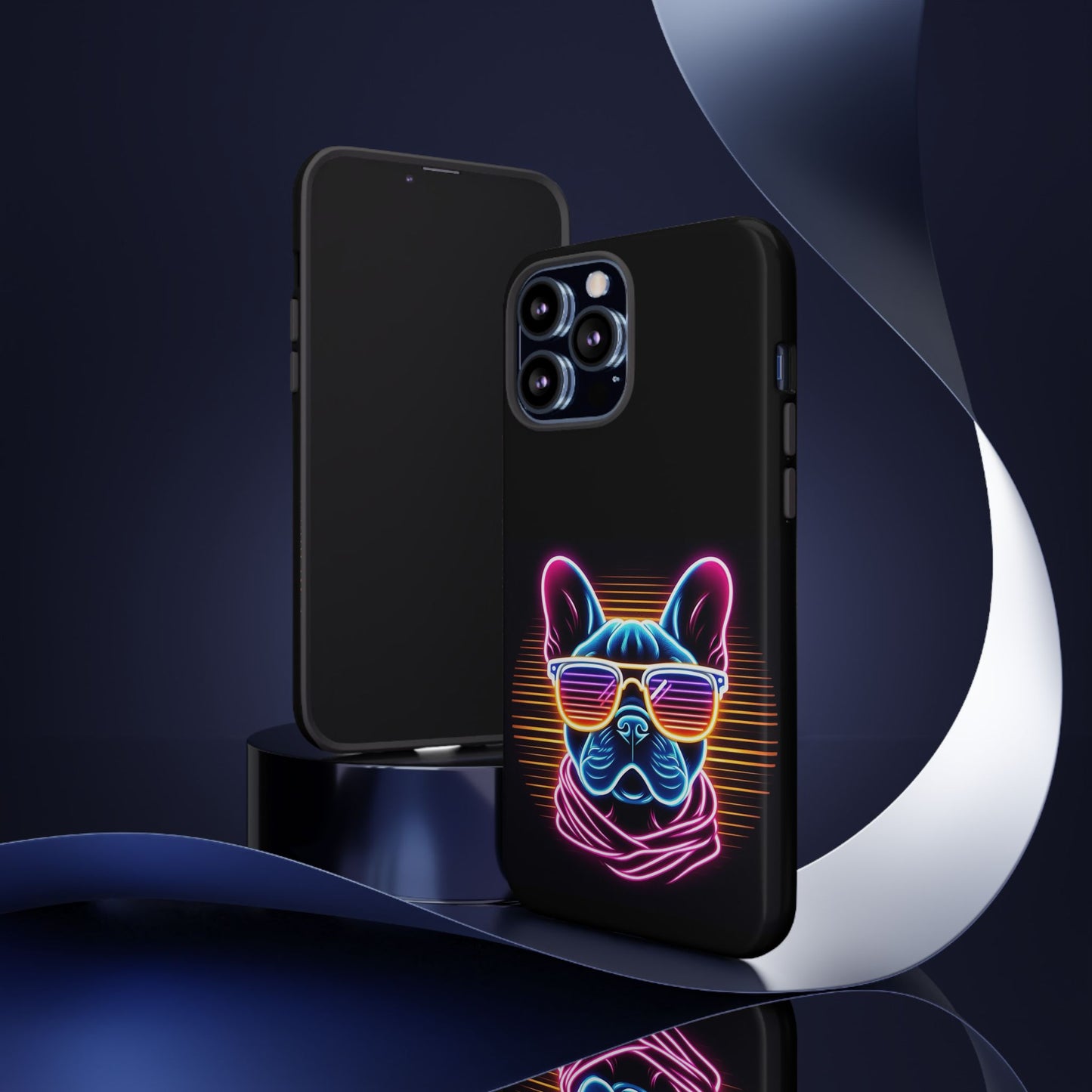 Neon French Bulldog Phone Case