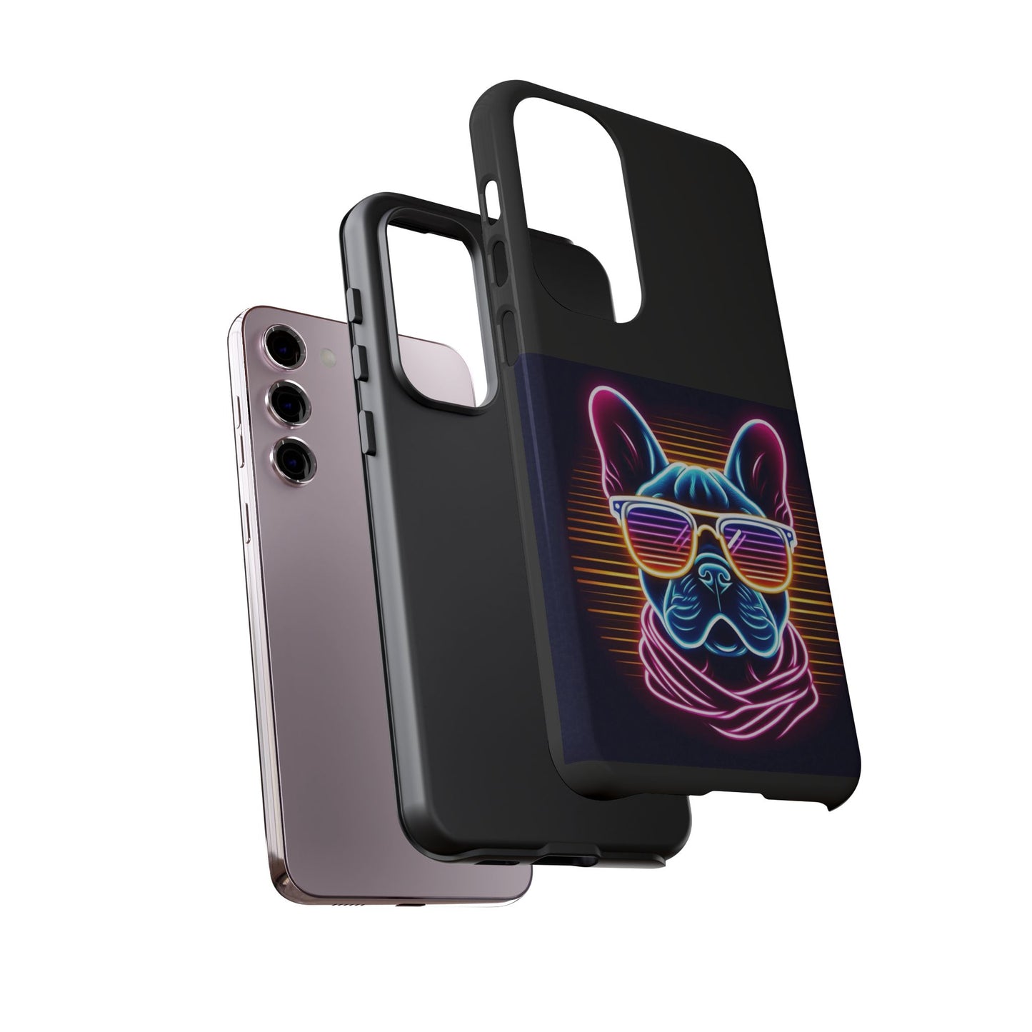 Neon French Bulldog Phone Case