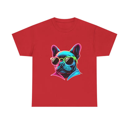Womens neon French Bulldog T-shirt