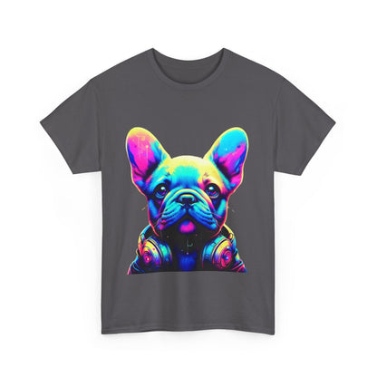 Womens neon French Bulldog T-shirt