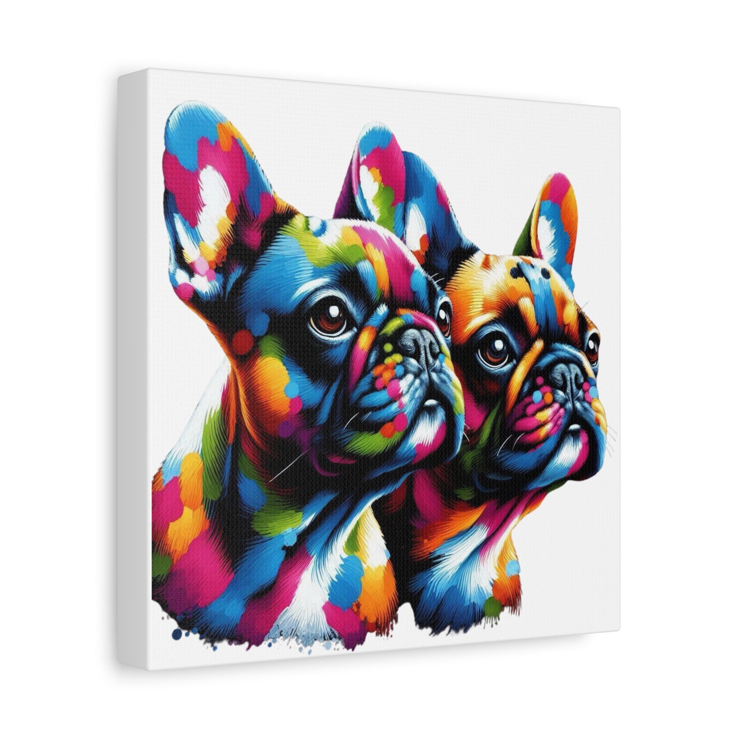 Artistic French Bulldog Canvas