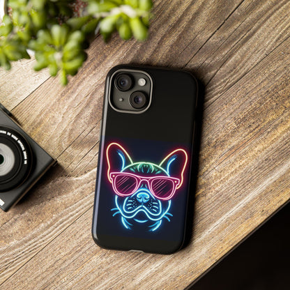 Neon French Bulldog Phone Case