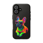 Neon French Bulldog phone case