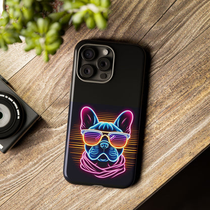 Neon French Bulldog Phone Case