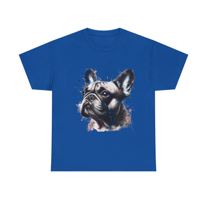Mens colourful French Bulldog artistic T-shirt