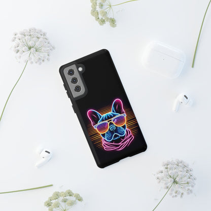 Neon French Bulldog Phone Case