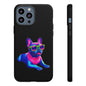 Neon French Bulldog phone case