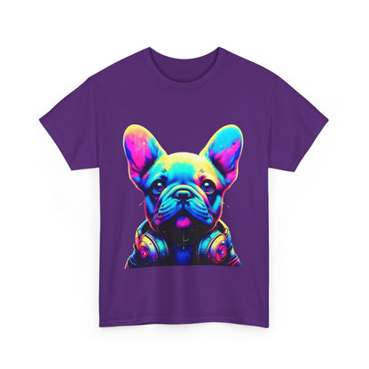 Womens neon French Bulldog T-shirt