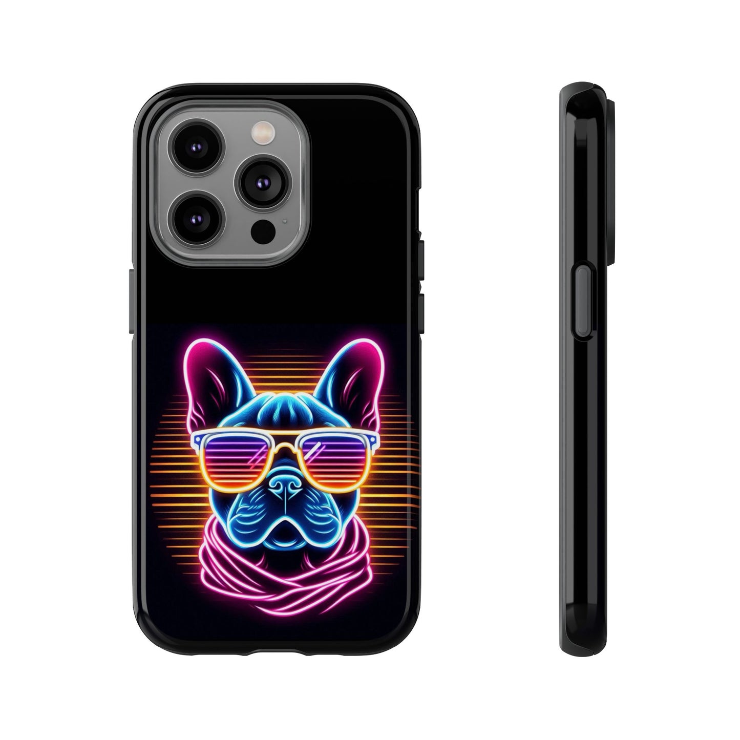 Neon French Bulldog Phone Case