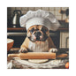 French Bulldog Kitchen Canvas