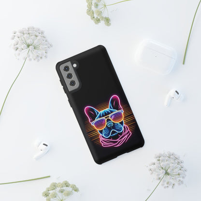 Neon French Bulldog Phone Case