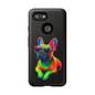 Neon French Bulldog phone case