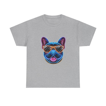 Mens neon French Bulldog T-shirt