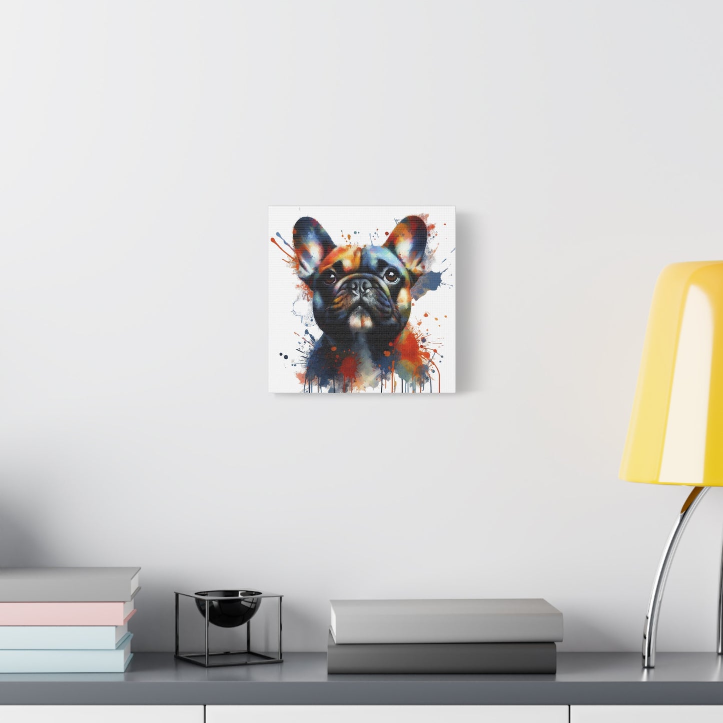 Artistic French Bulldog Canvas