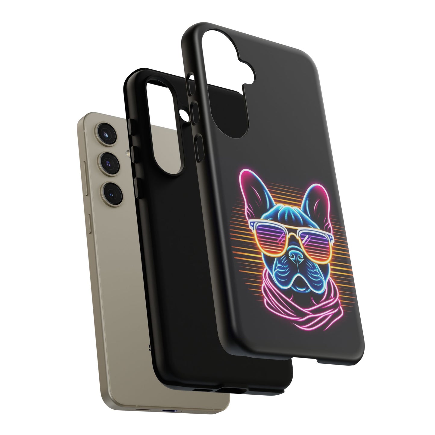 Neon French Bulldog Phone Case