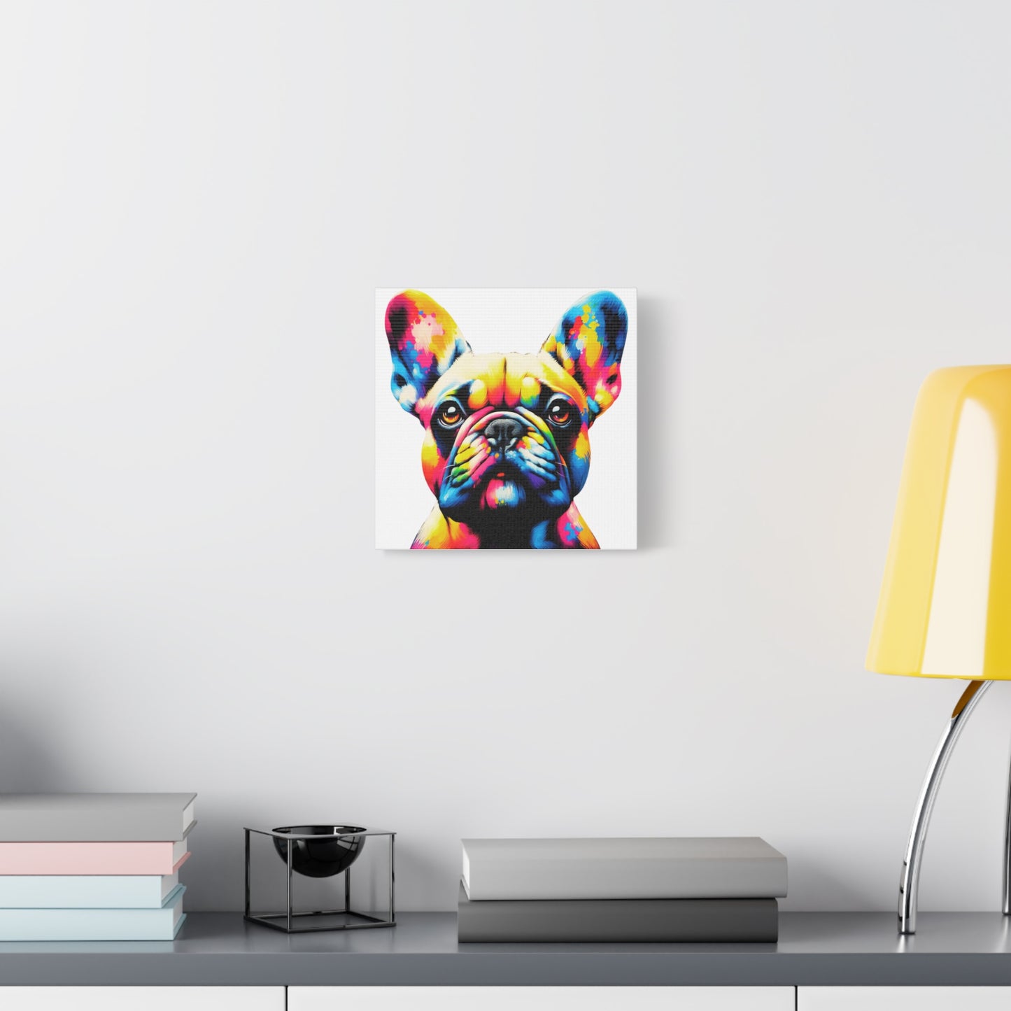 Artistic French Bulldog Canvas