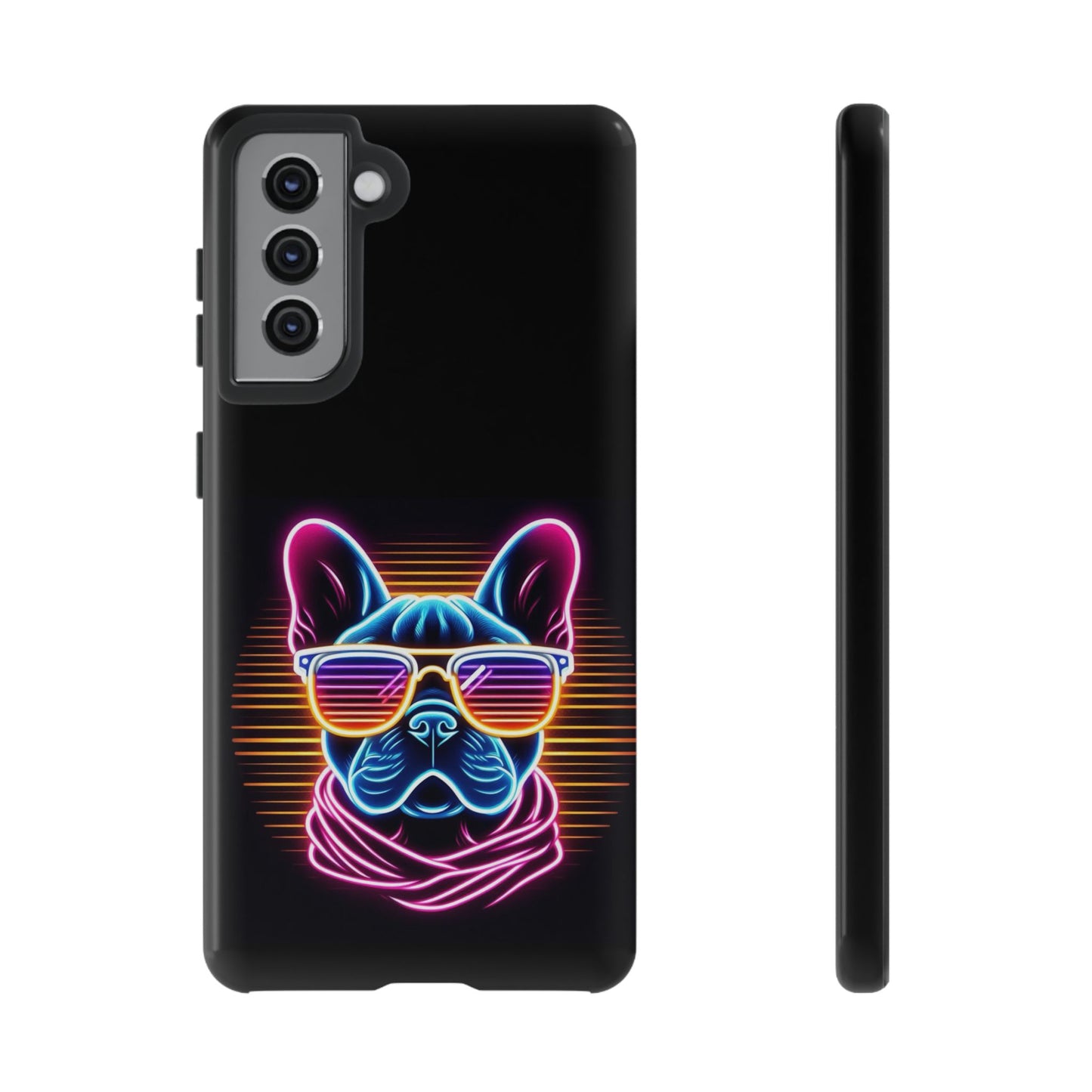 Neon French Bulldog Phone Case