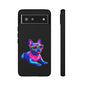 Neon French Bulldog phone case