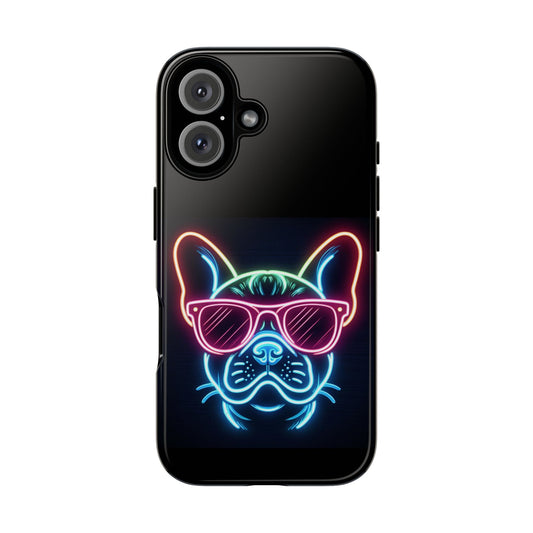 Neon French Bulldog Phone Case