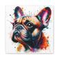 Artistic French Bulldog Canvas