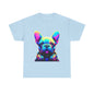 Womens neon French Bulldog T-shirt