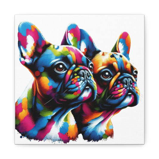 Artistic French Bulldog Canvas