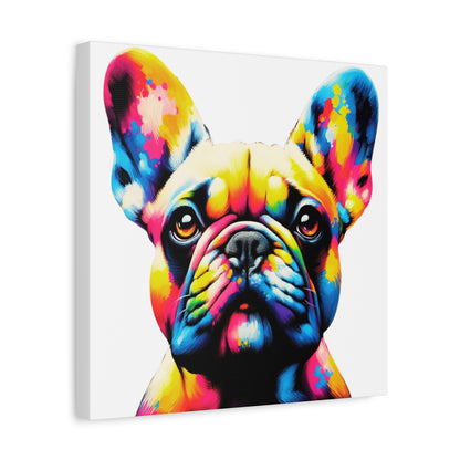 Artistic French Bulldog Canvas